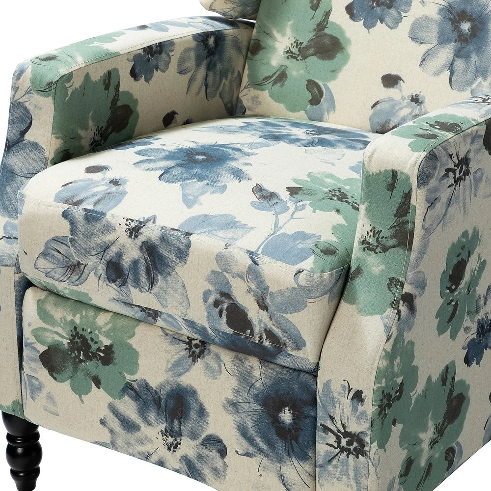 Damaris Living Room, Home Theater Seating with wingback
