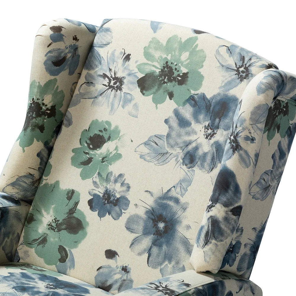 Damaris Living Room, Home Theater Seating with wingback