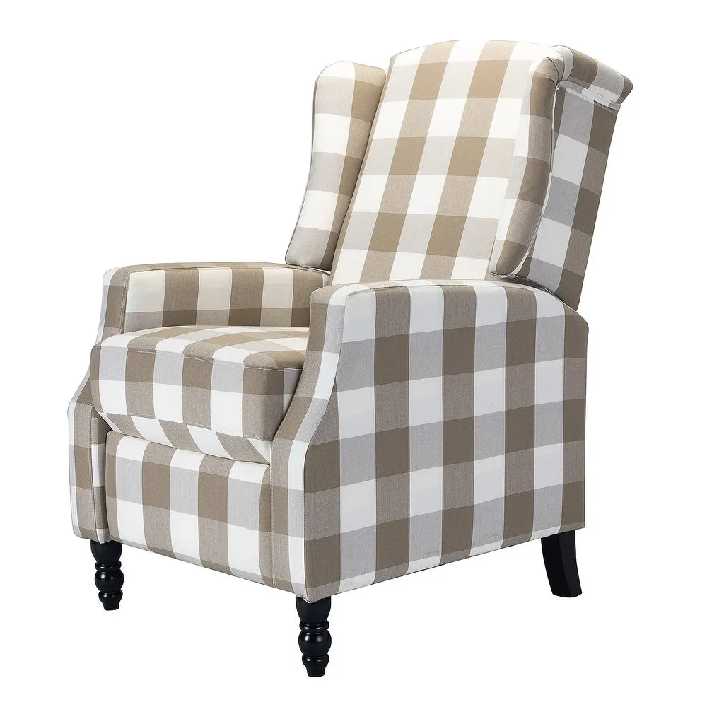 Damaris Living Room, Home Theater Seating with wingback