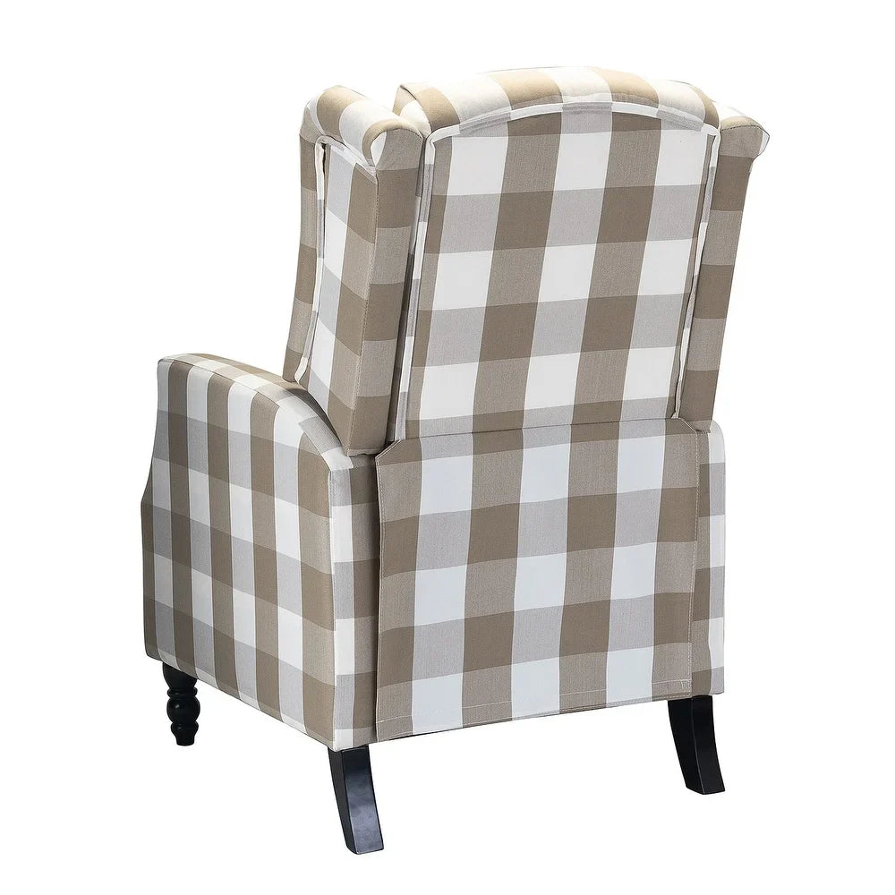 Damaris Living Room, Home Theater Seating with wingback