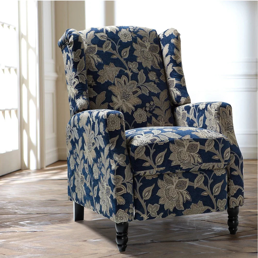 Damaris Living Room, Home Theater Seating with wingback