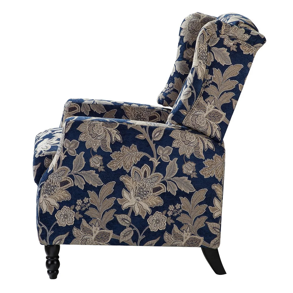 Damaris Living Room, Home Theater Seating with wingback