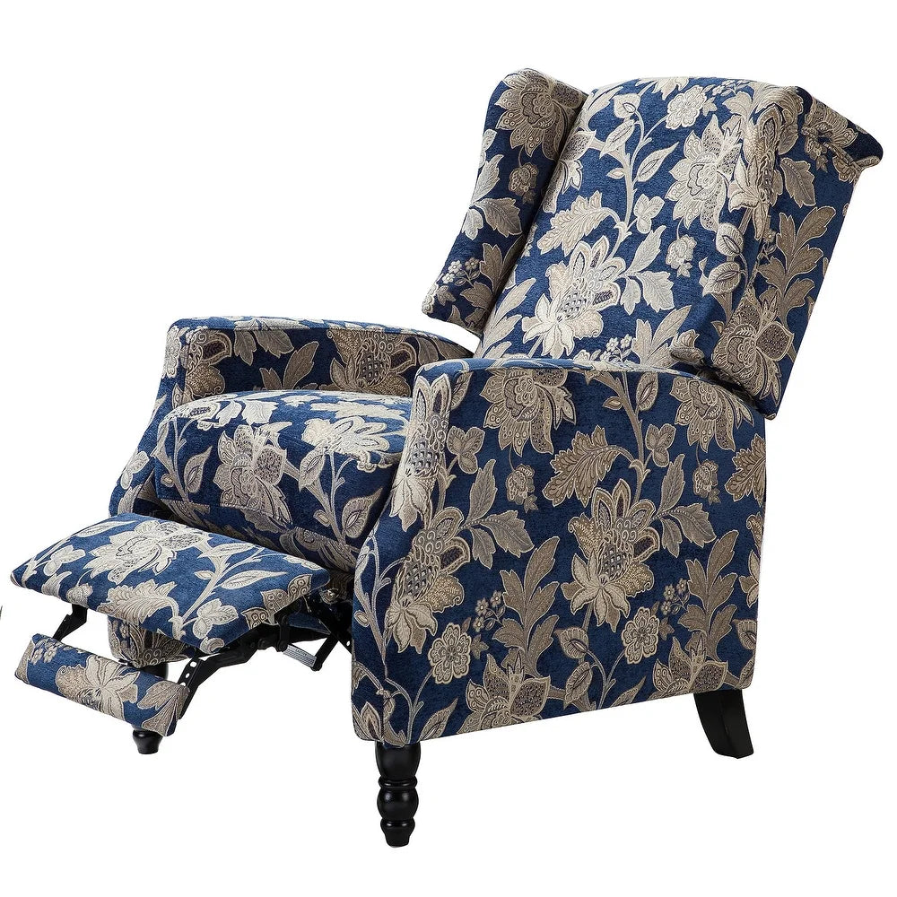 Damaris Living Room, Home Theater Seating with wingback