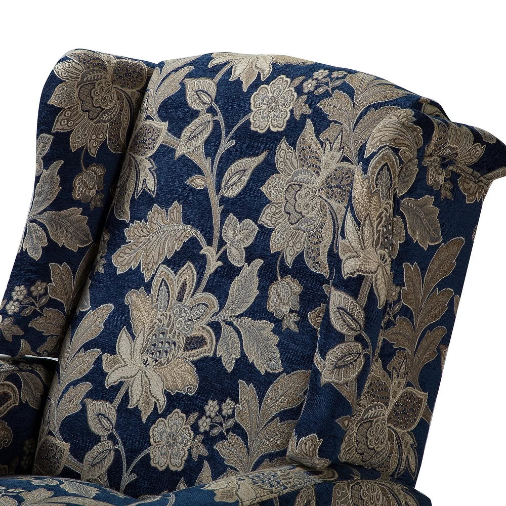 Damaris Living Room, Home Theater Seating with wingback