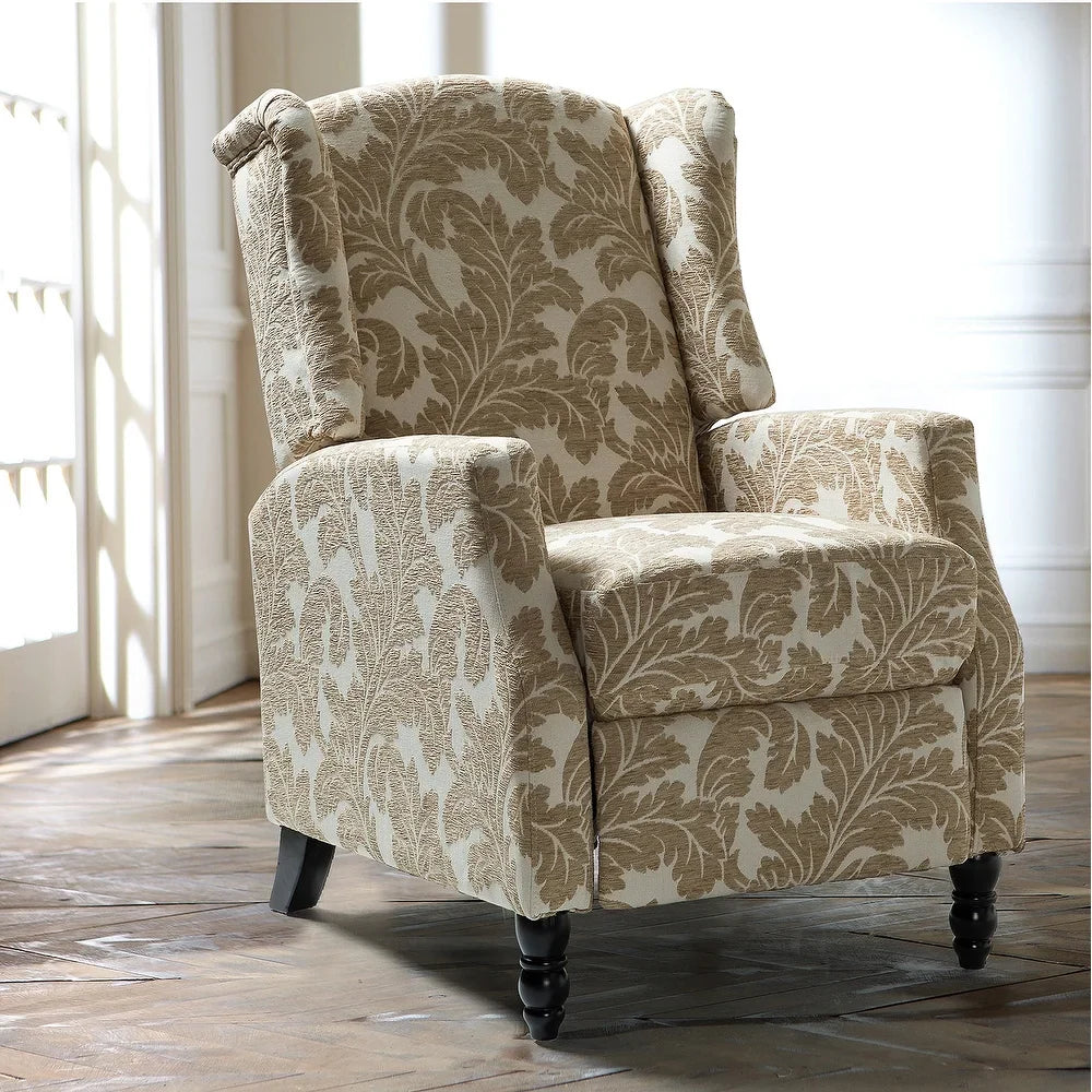 Damaris Living Room, Home Theater Seating with wingback