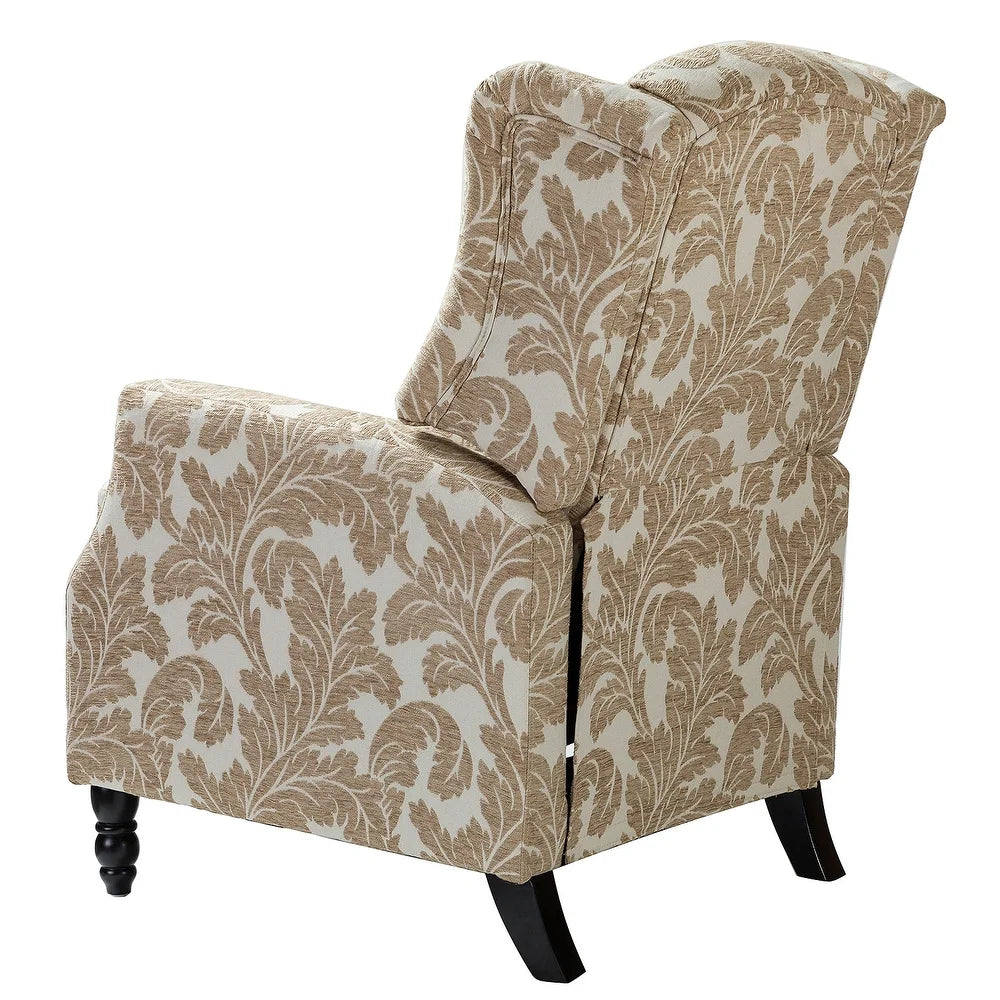 Damaris Living Room, Home Theater Seating with wingback