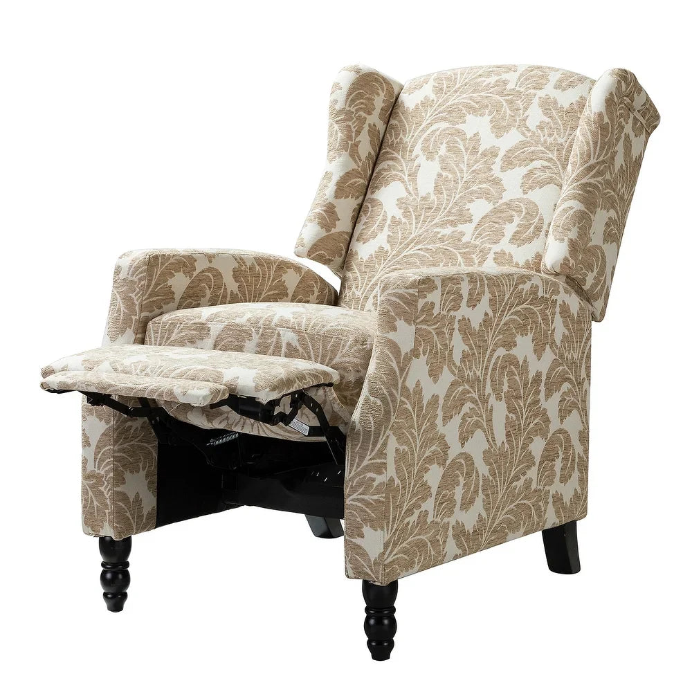 Damaris Living Room, Home Theater Seating with wingback