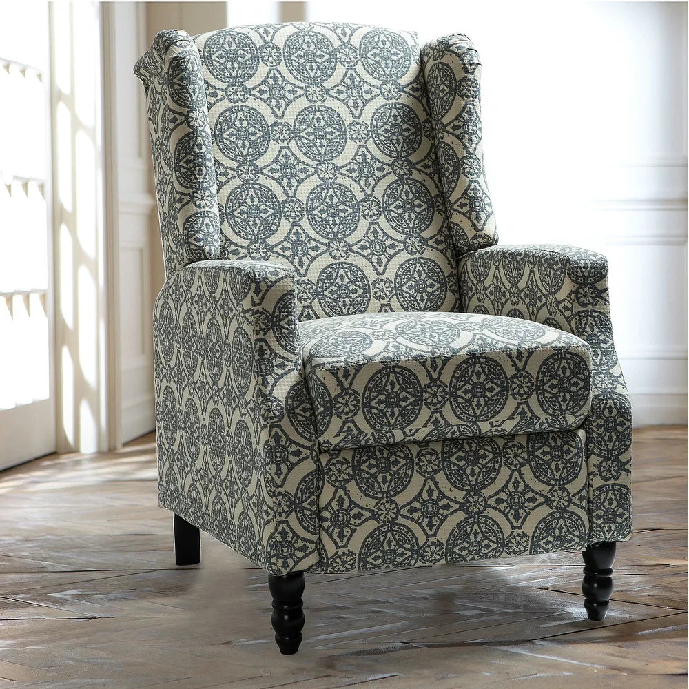 Damaris Living Room, Home Theater Seating with wingback