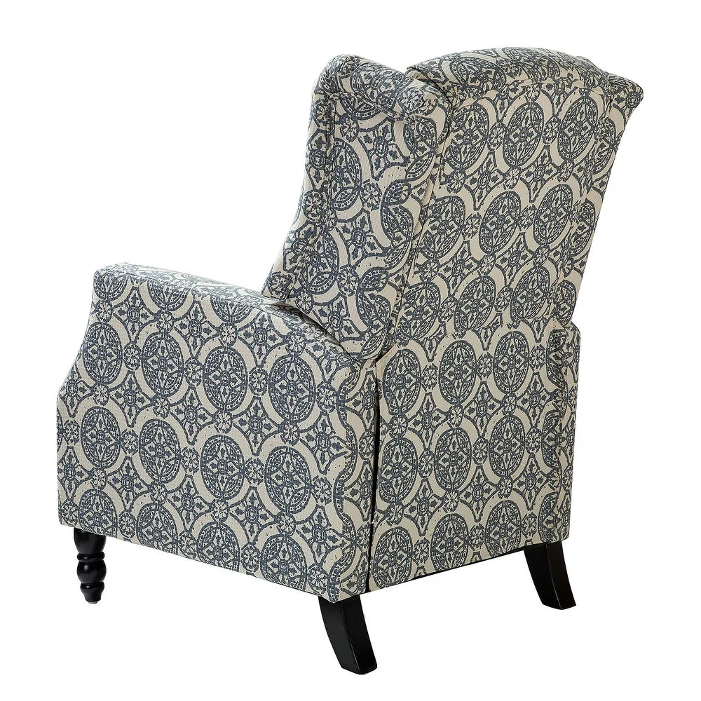 Damaris Living Room, Home Theater Seating with wingback