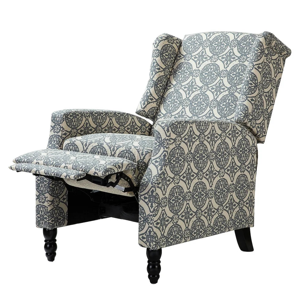 Damaris Living Room, Home Theater Seating with wingback