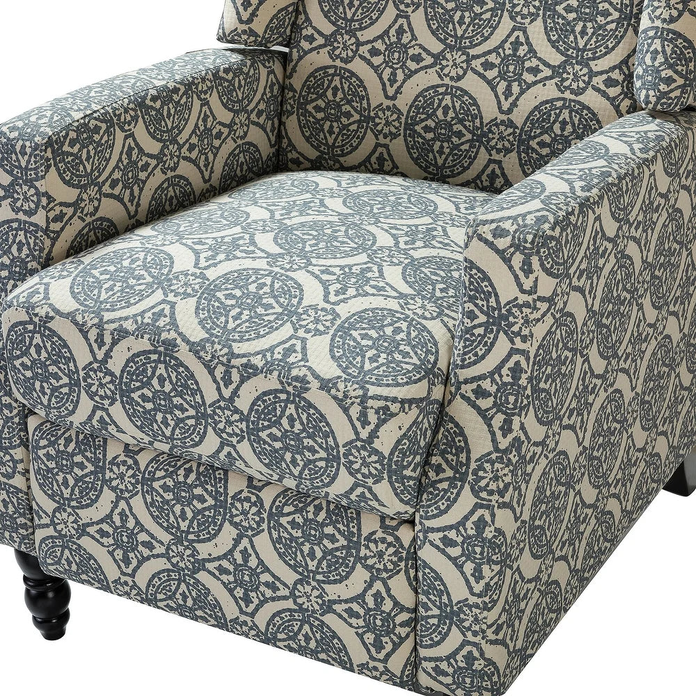 Damaris Living Room, Home Theater Seating with wingback