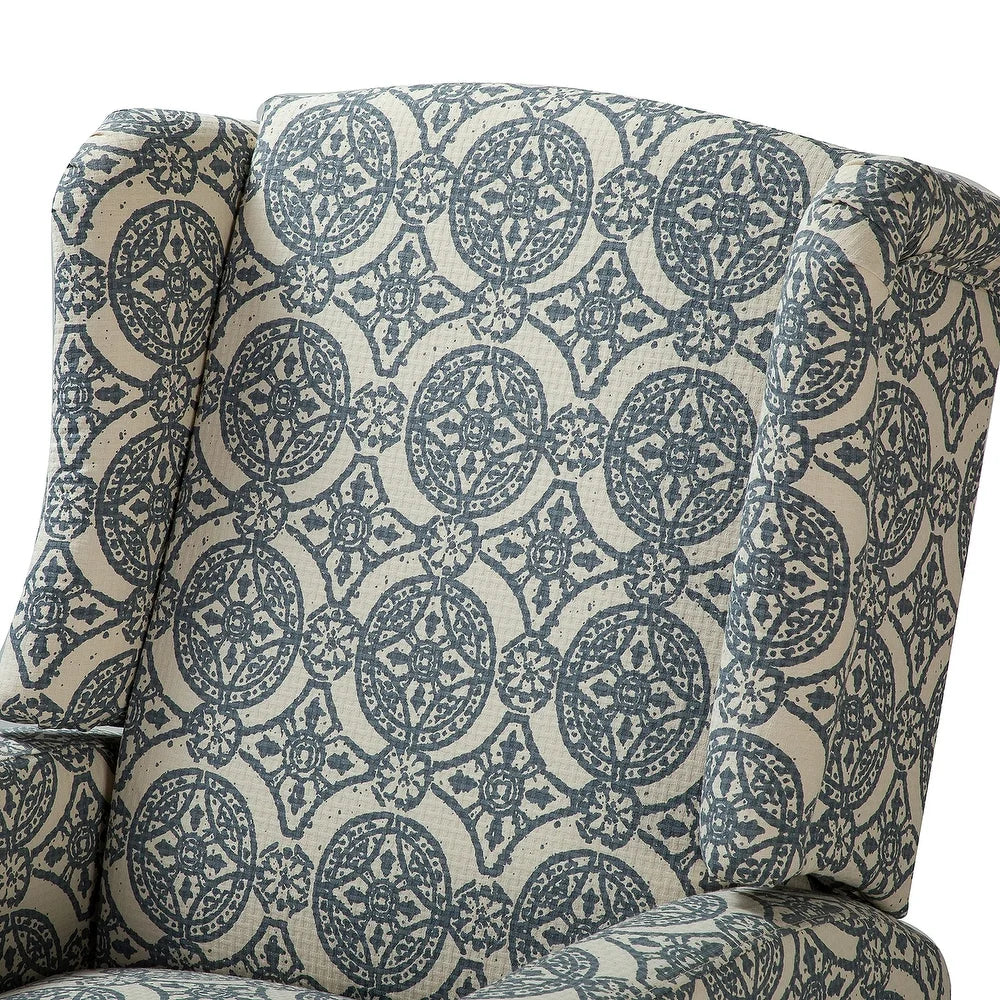 Damaris Living Room, Home Theater Seating with wingback
