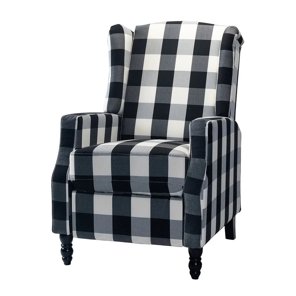 Damaris Living Room, Home Theater Seating with wingback