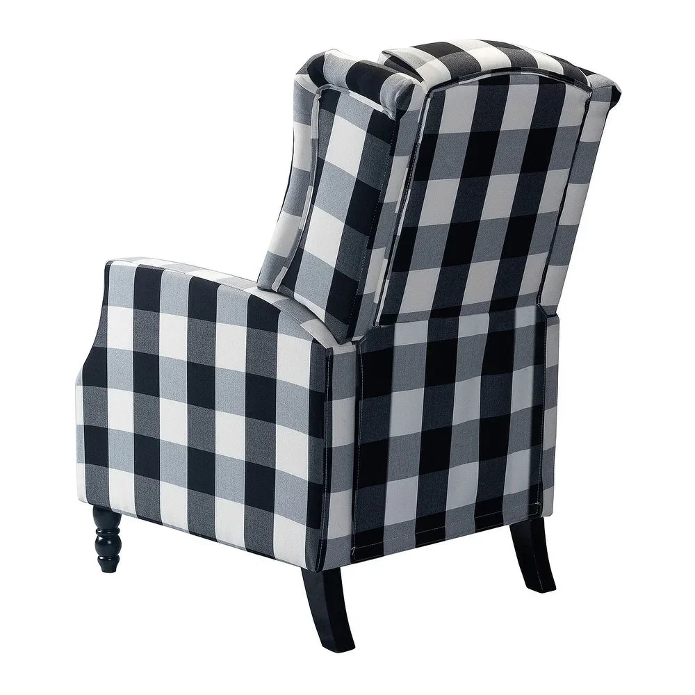 Damaris Living Room, Home Theater Seating with wingback