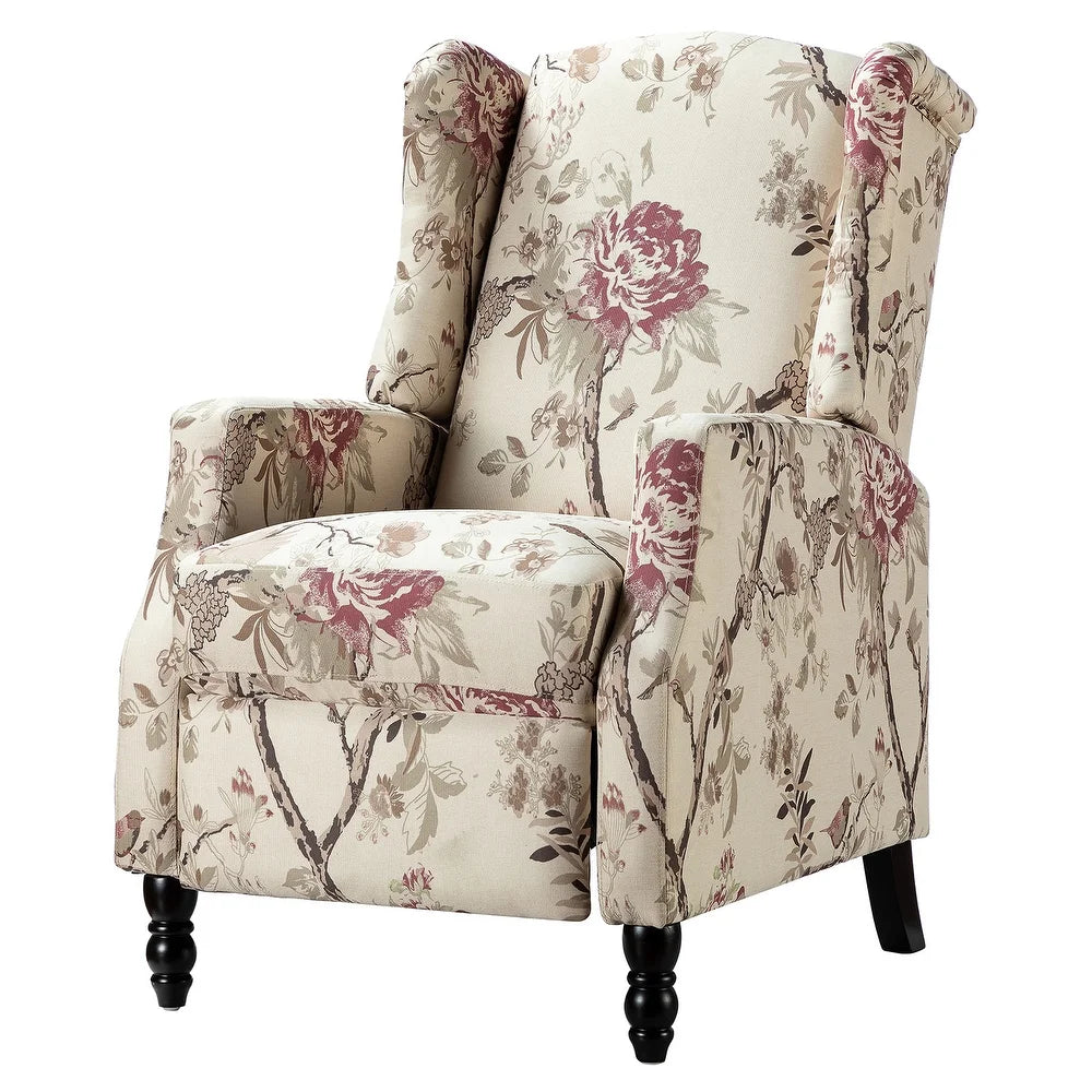 Damaris Living Room, Home Theater Seating with wingback