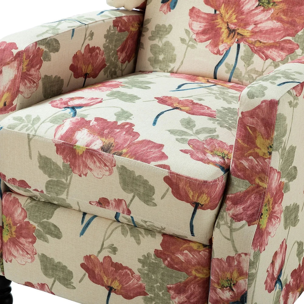 Damaris Living Room, Home Theater Seating with wingback