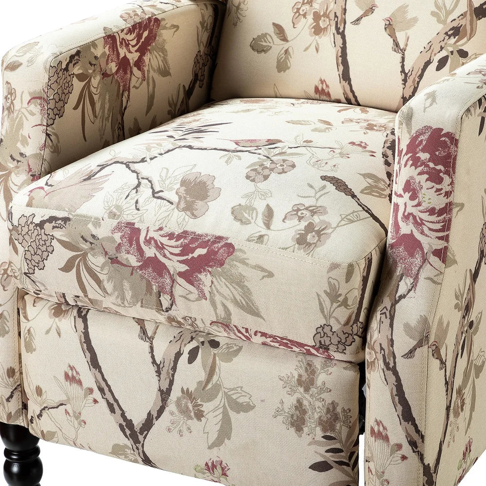 Damaris Living Room, Home Theater Seating with wingback