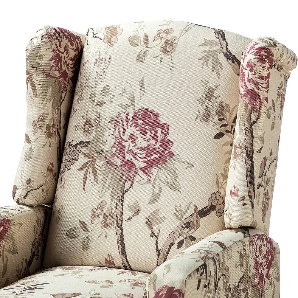 Damaris Living Room, Home Theater Seating with wingback