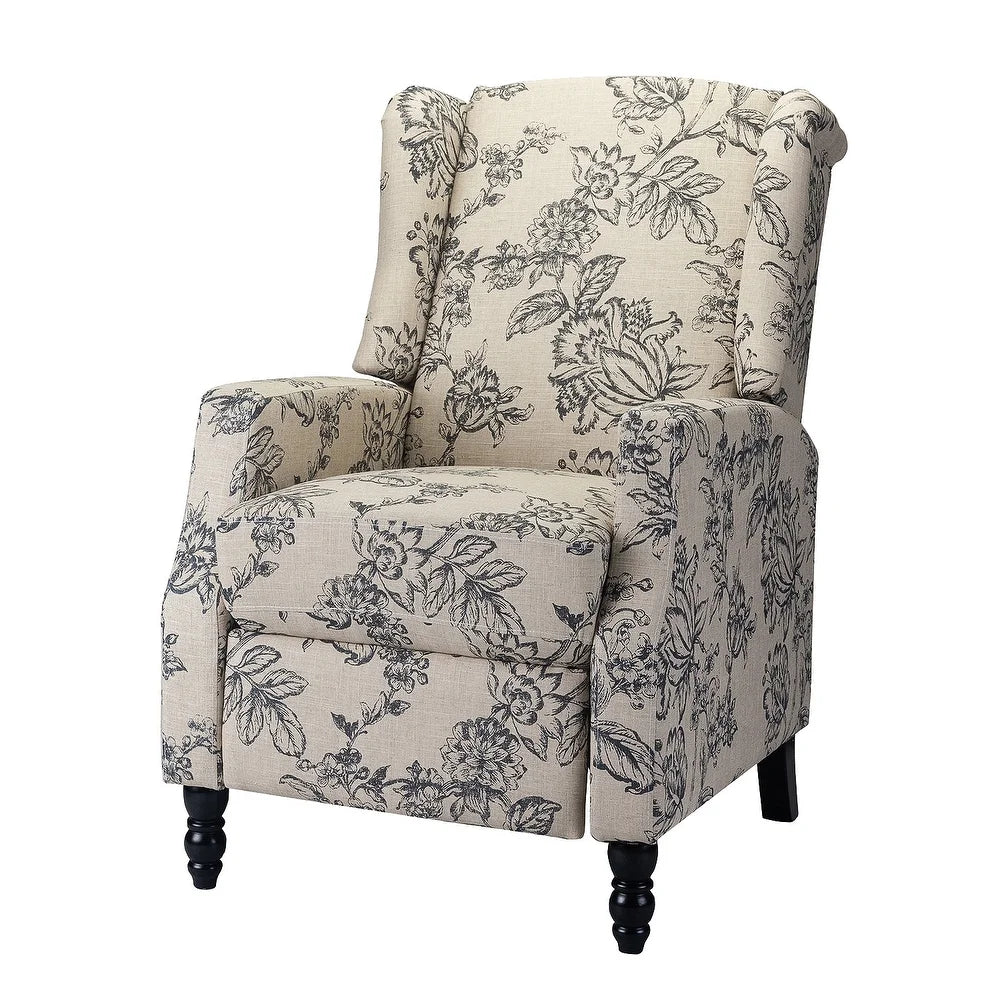 Damaris Living Room, Home Theater Seating with wingback