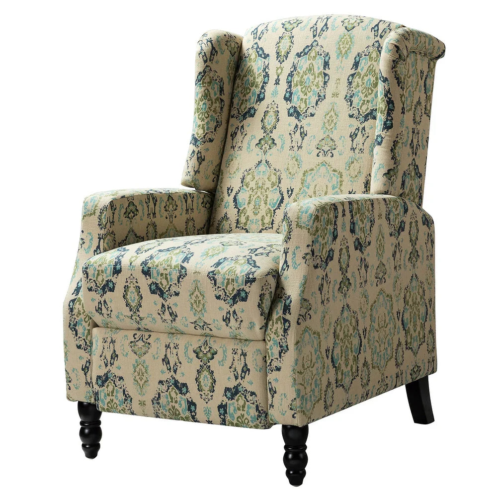 Damaris Living Room, Home Theater Seating with wingback