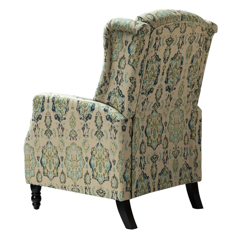 Damaris Living Room, Home Theater Seating with wingback