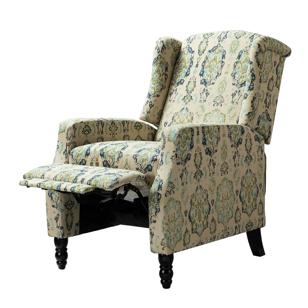 Damaris Living Room, Home Theater Seating with wingback