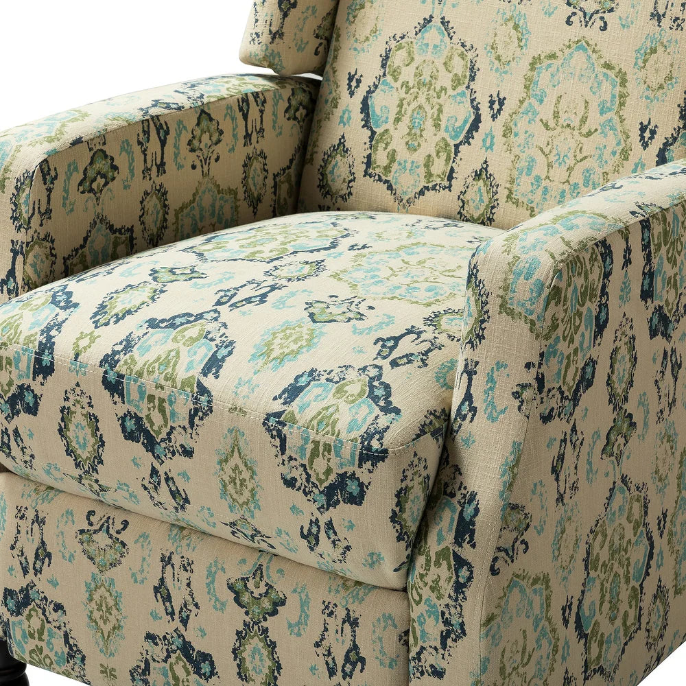 Damaris Living Room, Home Theater Seating with wingback