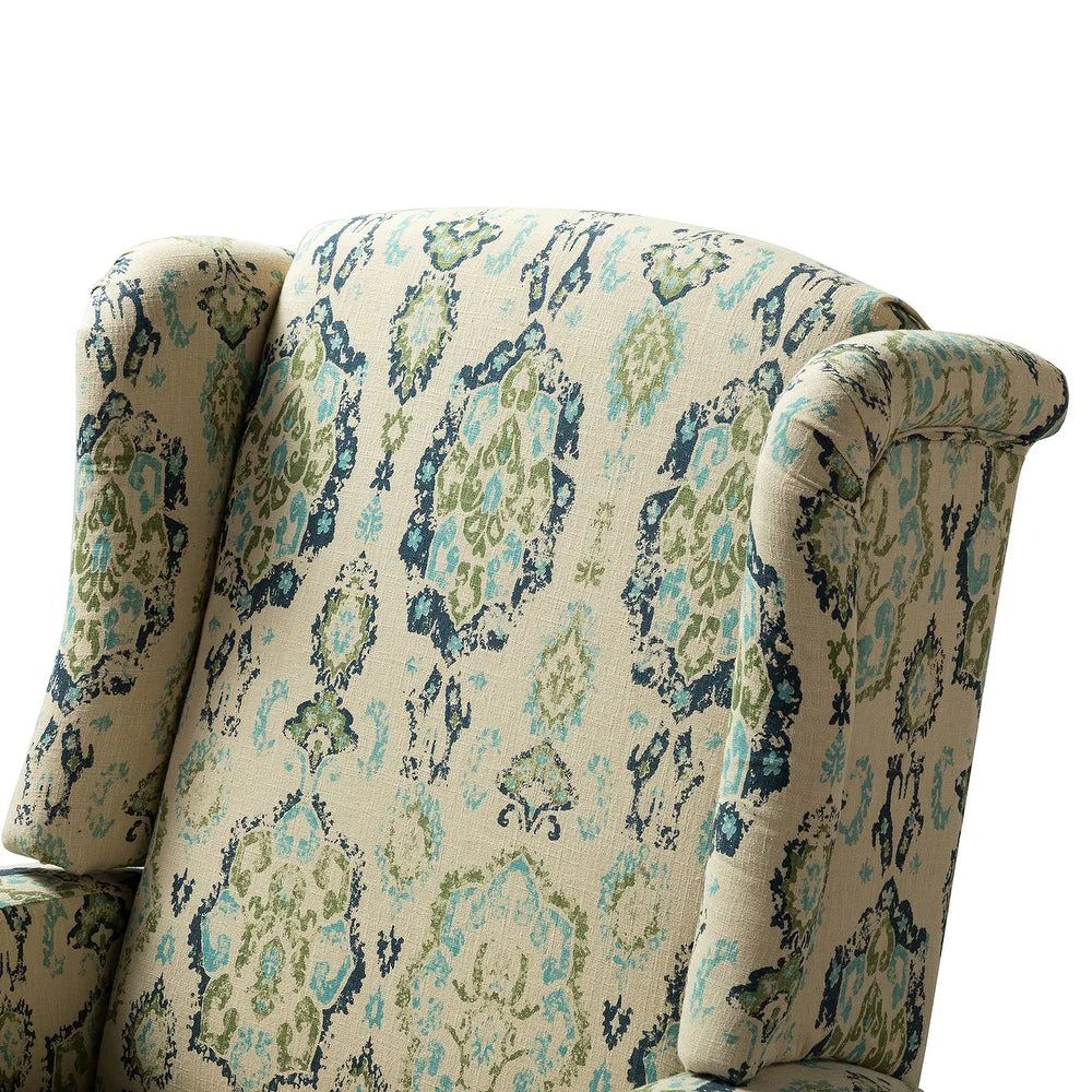 Damaris Living Room, Home Theater Seating with wingback
