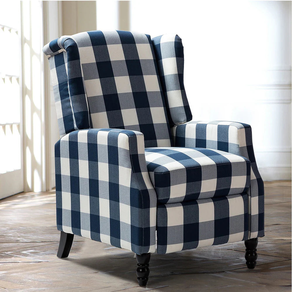 Damaris Living Room, Home Theater Seating with wingback