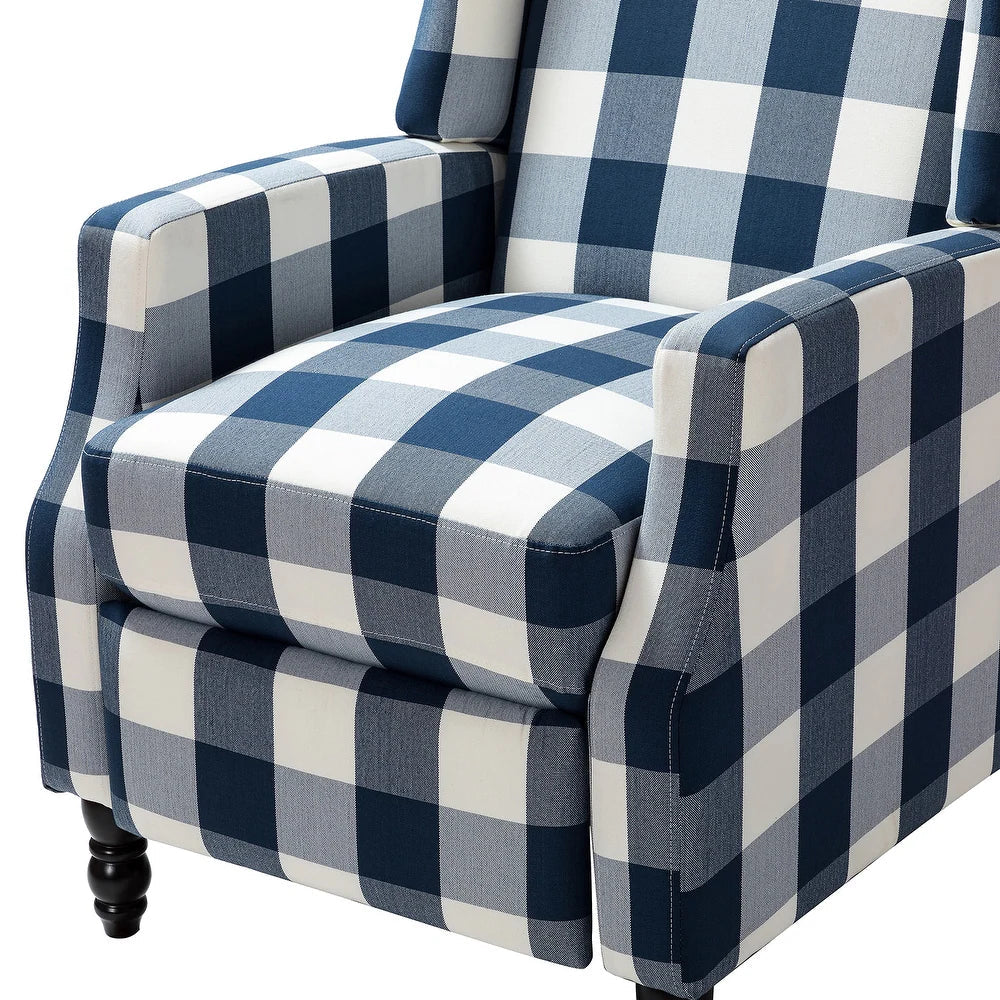 Damaris Living Room, Home Theater Seating with wingback
