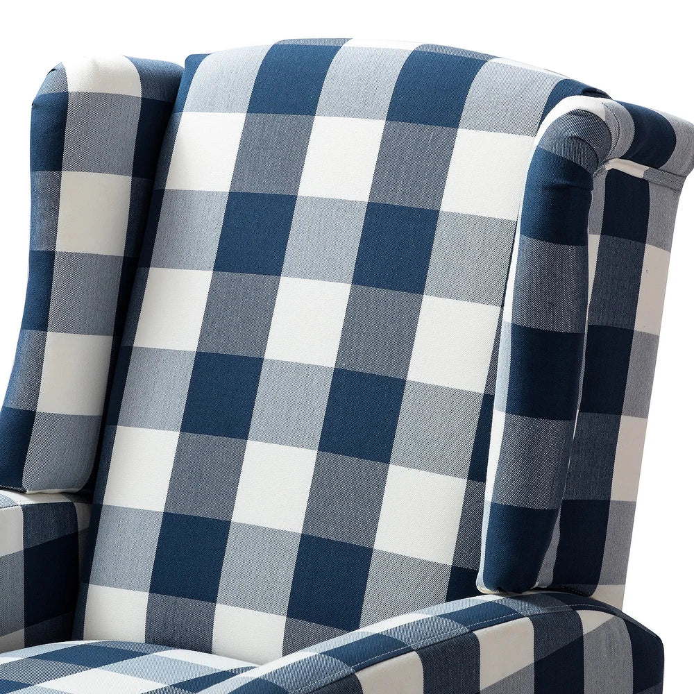 Damaris Living Room, Home Theater Seating with wingback