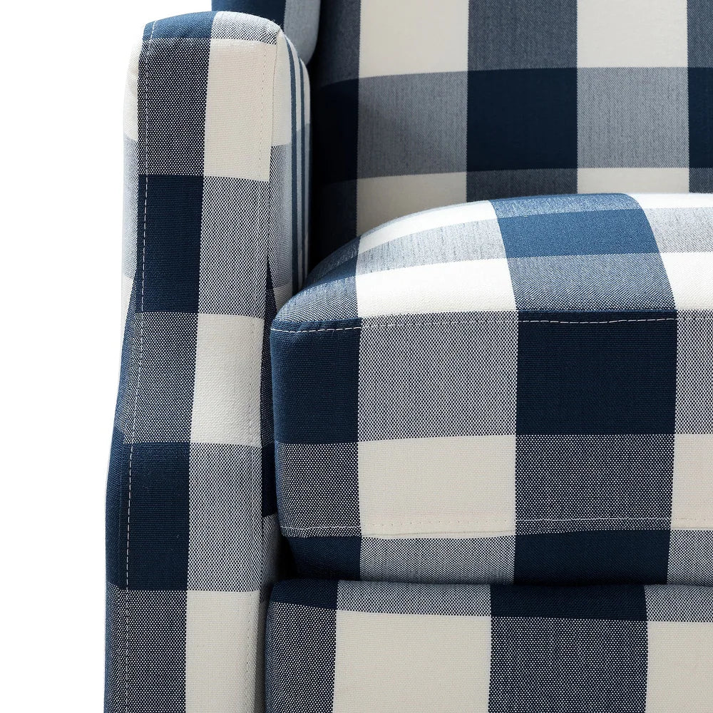 Damaris Living Room, Home Theater Seating with wingback