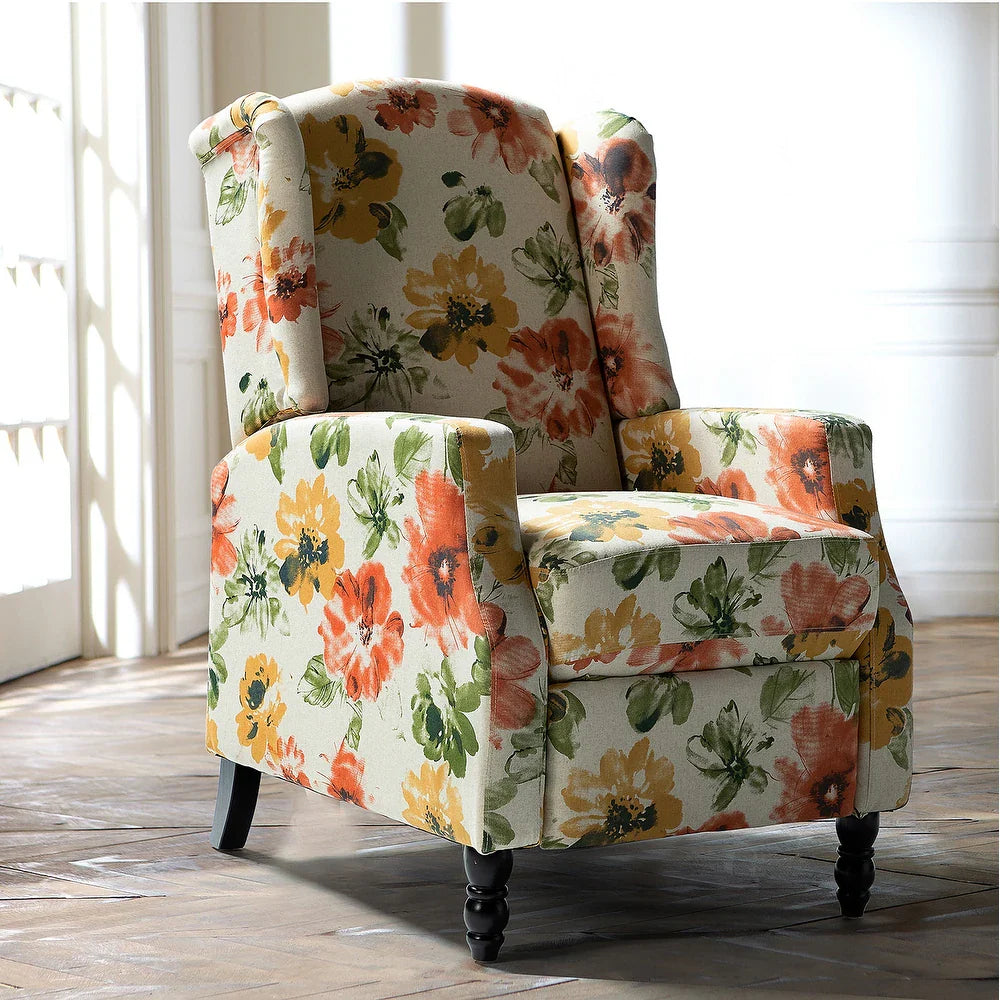 Damaris Living Room, Home Theater Seating with wingback