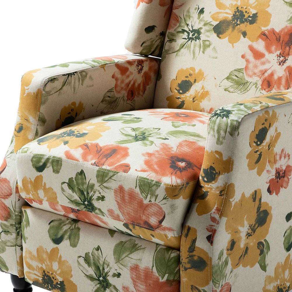 Damaris Living Room, Home Theater Seating with wingback