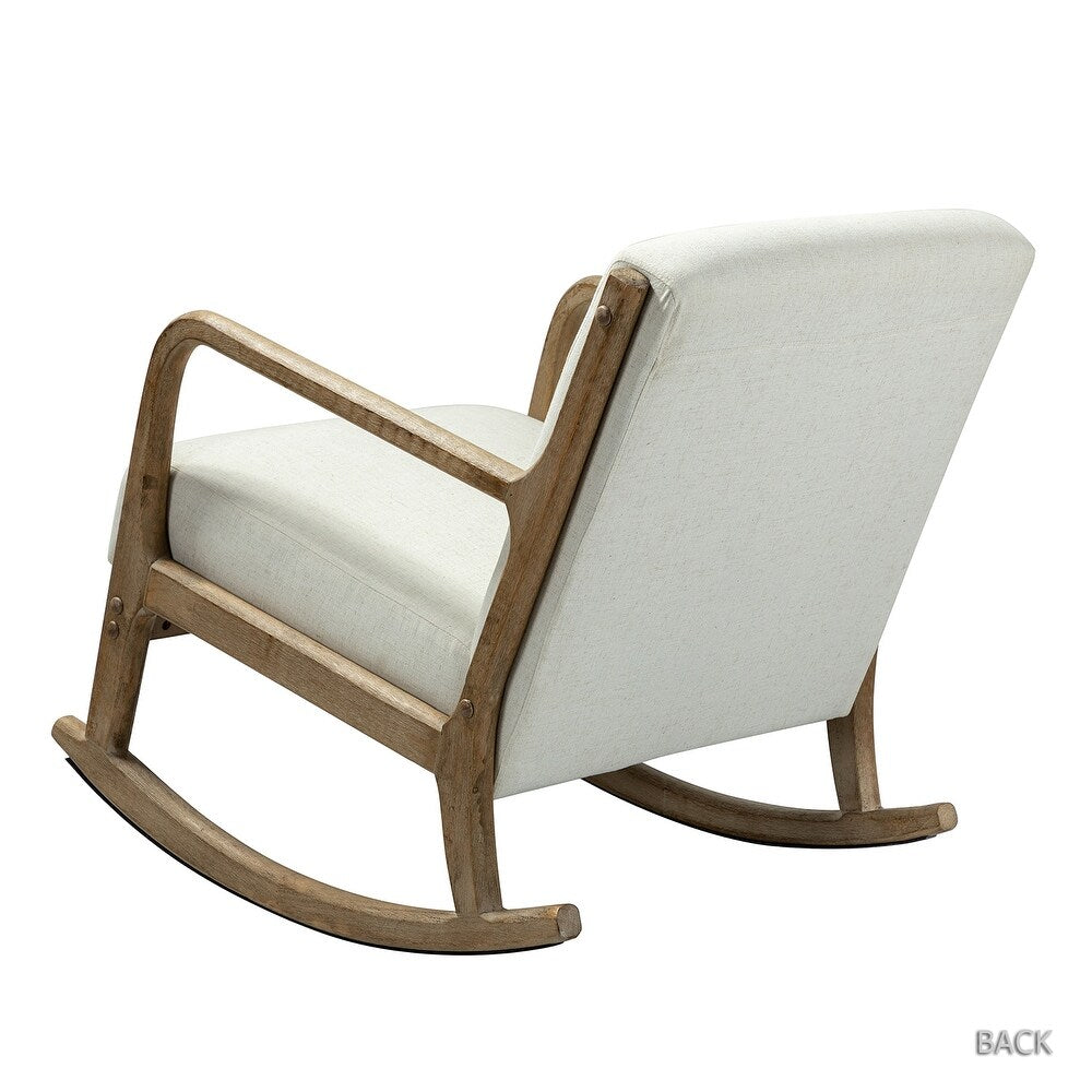 Carolo Rocking Chair with a Lumbar PillowSet of 2