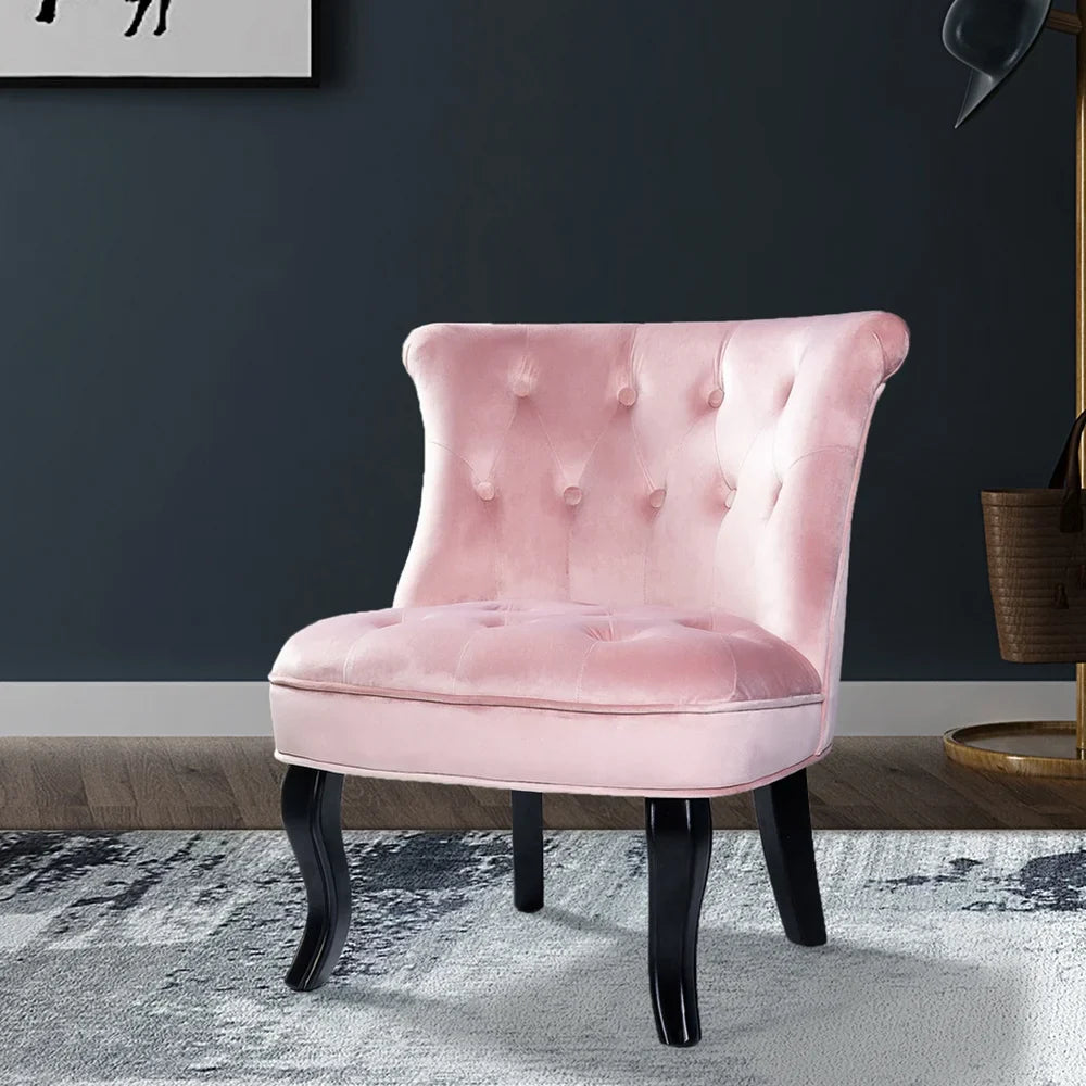 Christi Upholstered Tufted Wingback Accent Chair