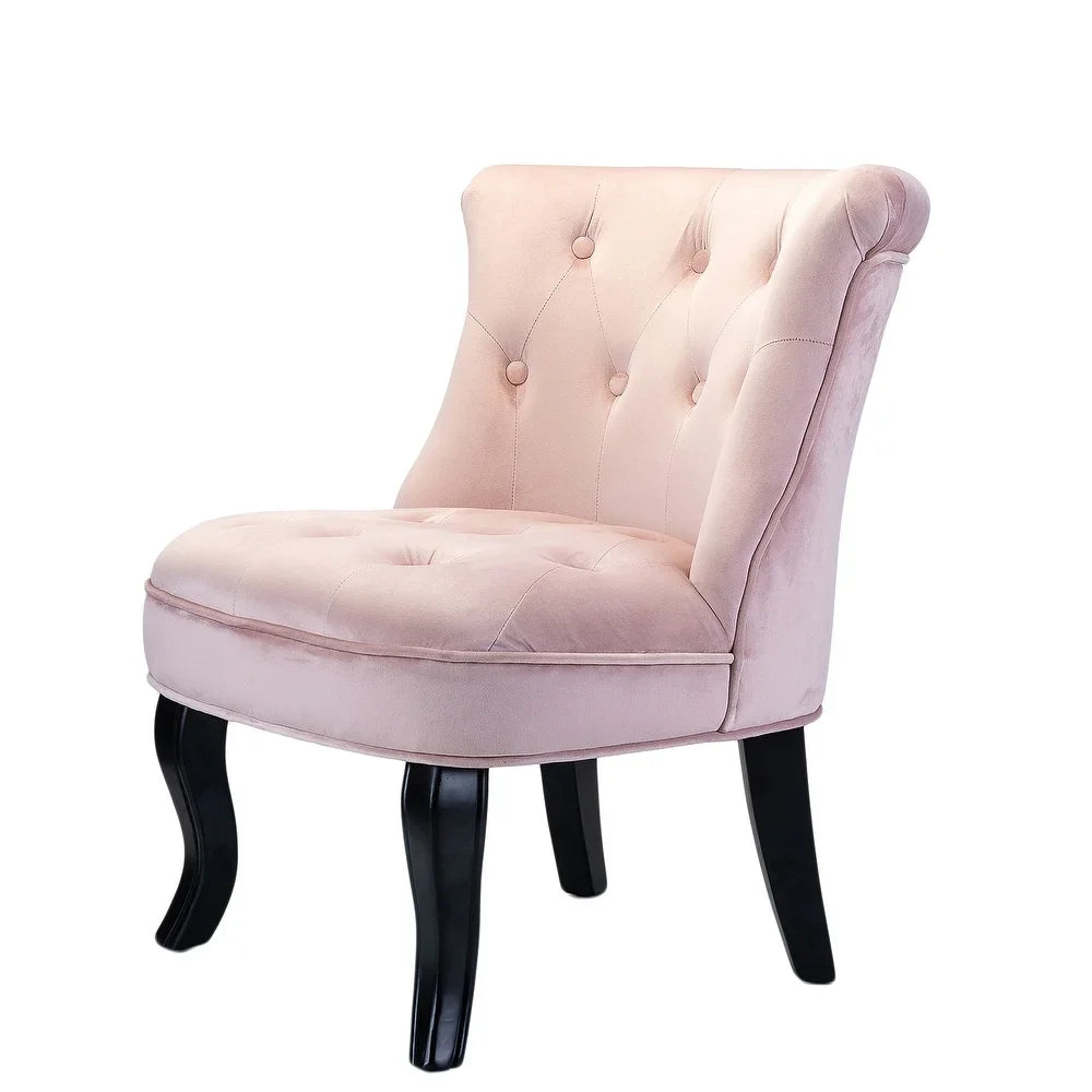 Christi Upholstered Tufted Wingback Accent Chair