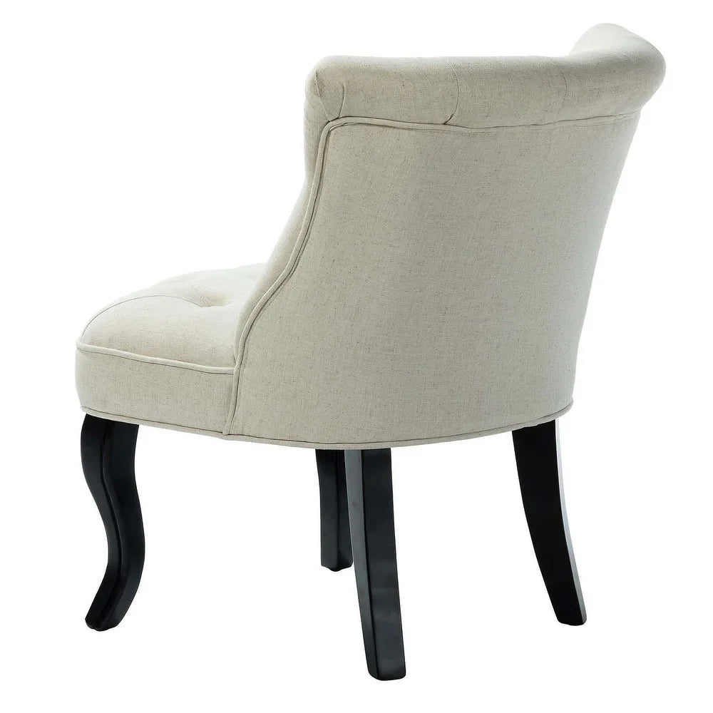 Christi Upholstered Tufted Wingback Accent Chair