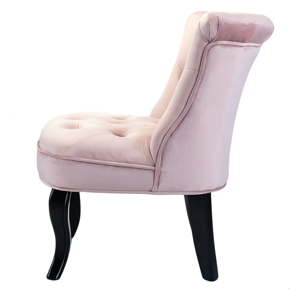 Christi Upholstered Tufted Wingback Accent Chair