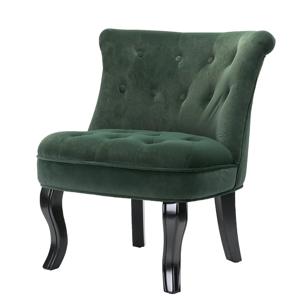 Christi Upholstered Tufted Wingback Accent Chair