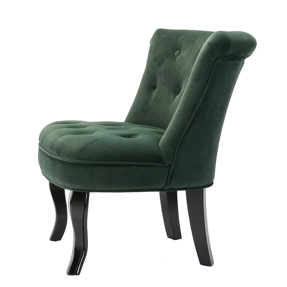 Christi Upholstered Tufted Wingback Accent Chair