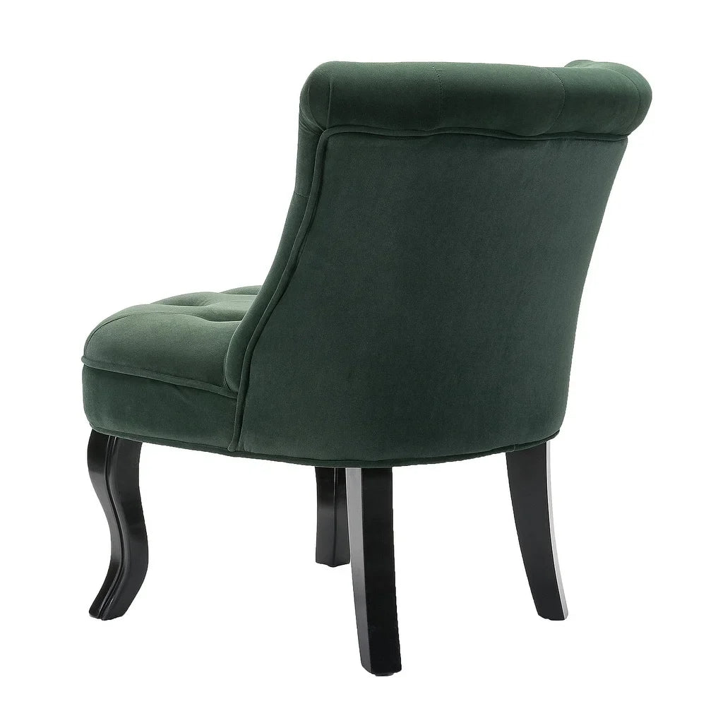 Christi Upholstered Tufted Wingback Accent Chair