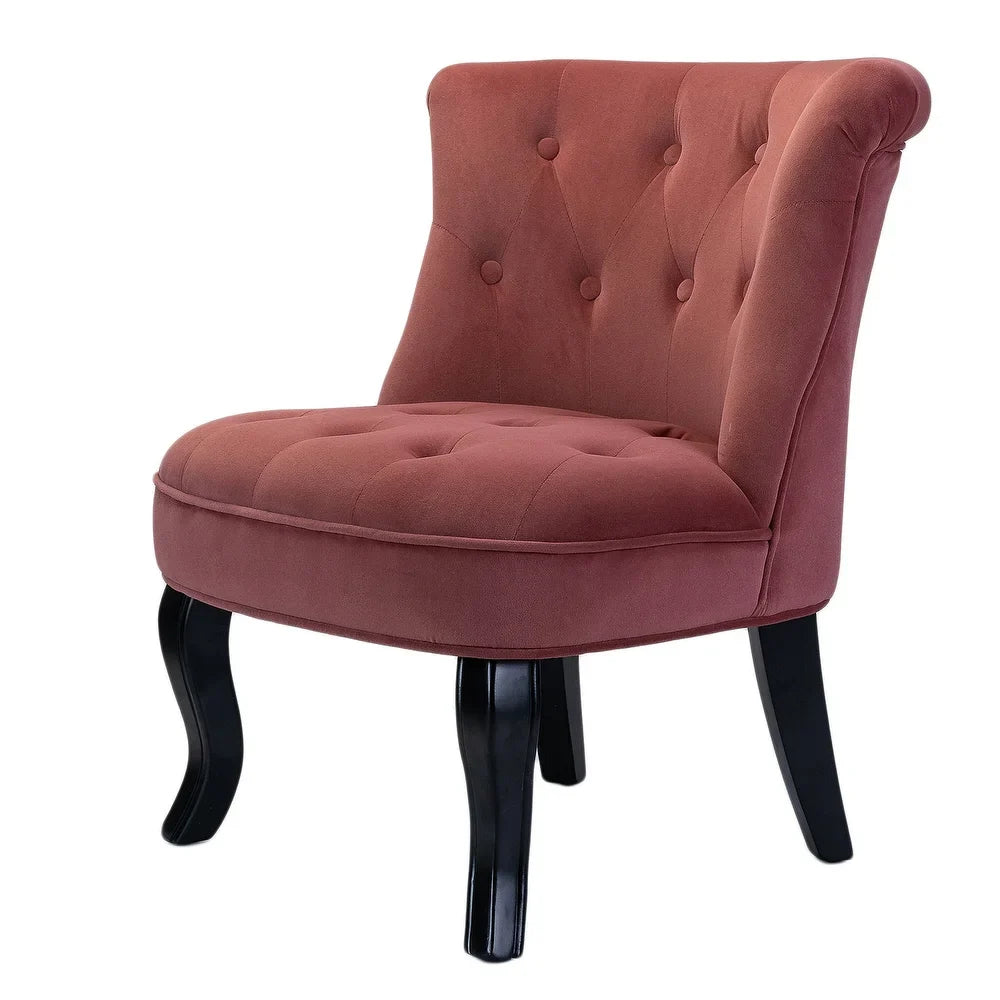 Christi Upholstered Tufted Wingback Accent Chair