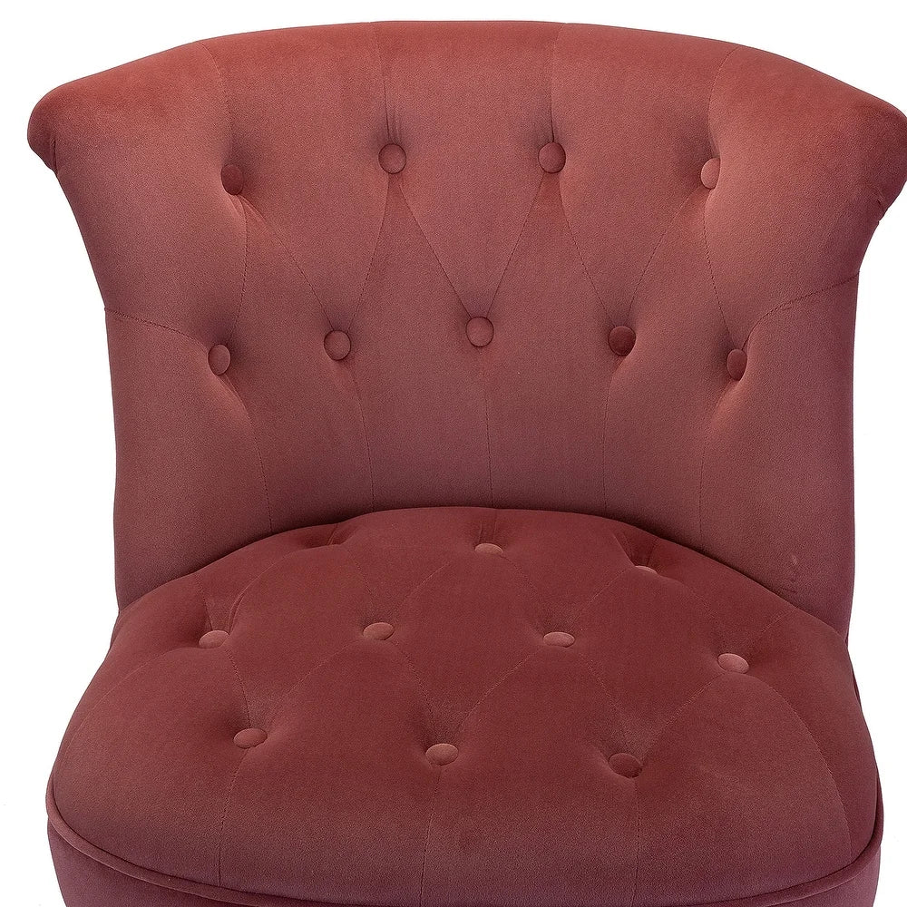 Christi Upholstered Tufted Wingback Accent Chair