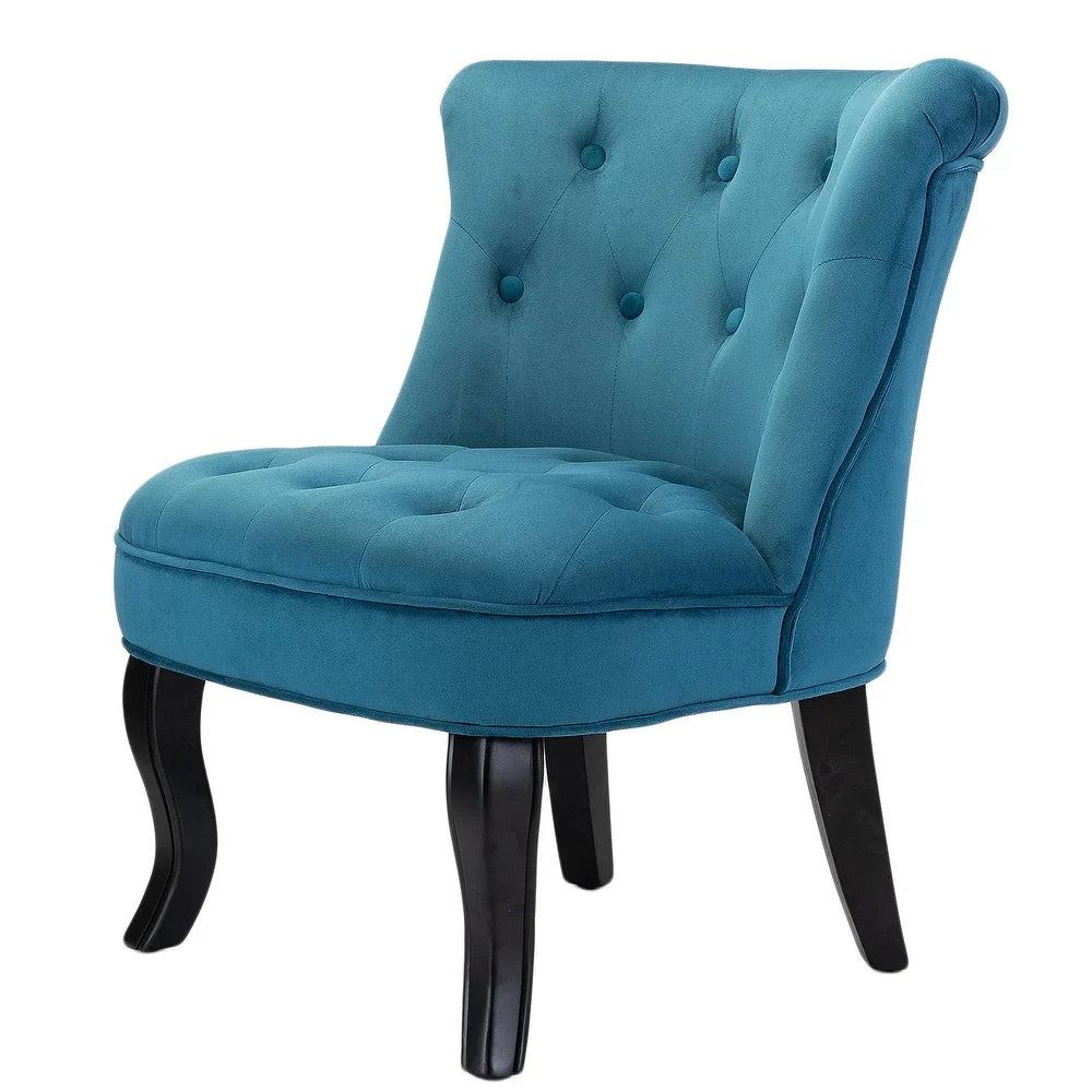 Christi Upholstered Tufted Wingback Accent Chair