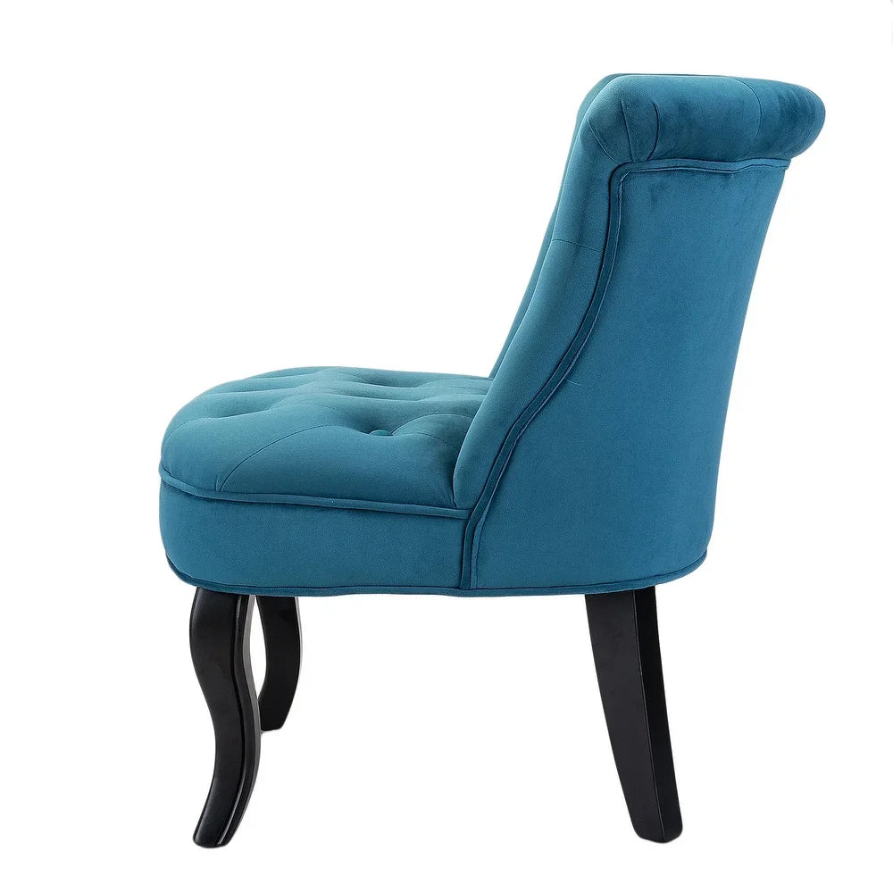 Christi Upholstered Tufted Wingback Accent Chair