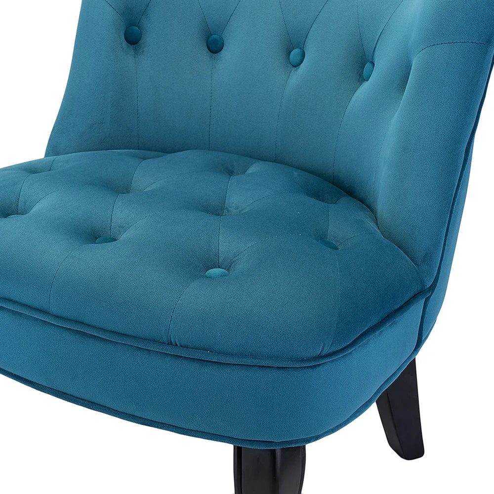 Christi Upholstered Tufted Wingback Accent Chair