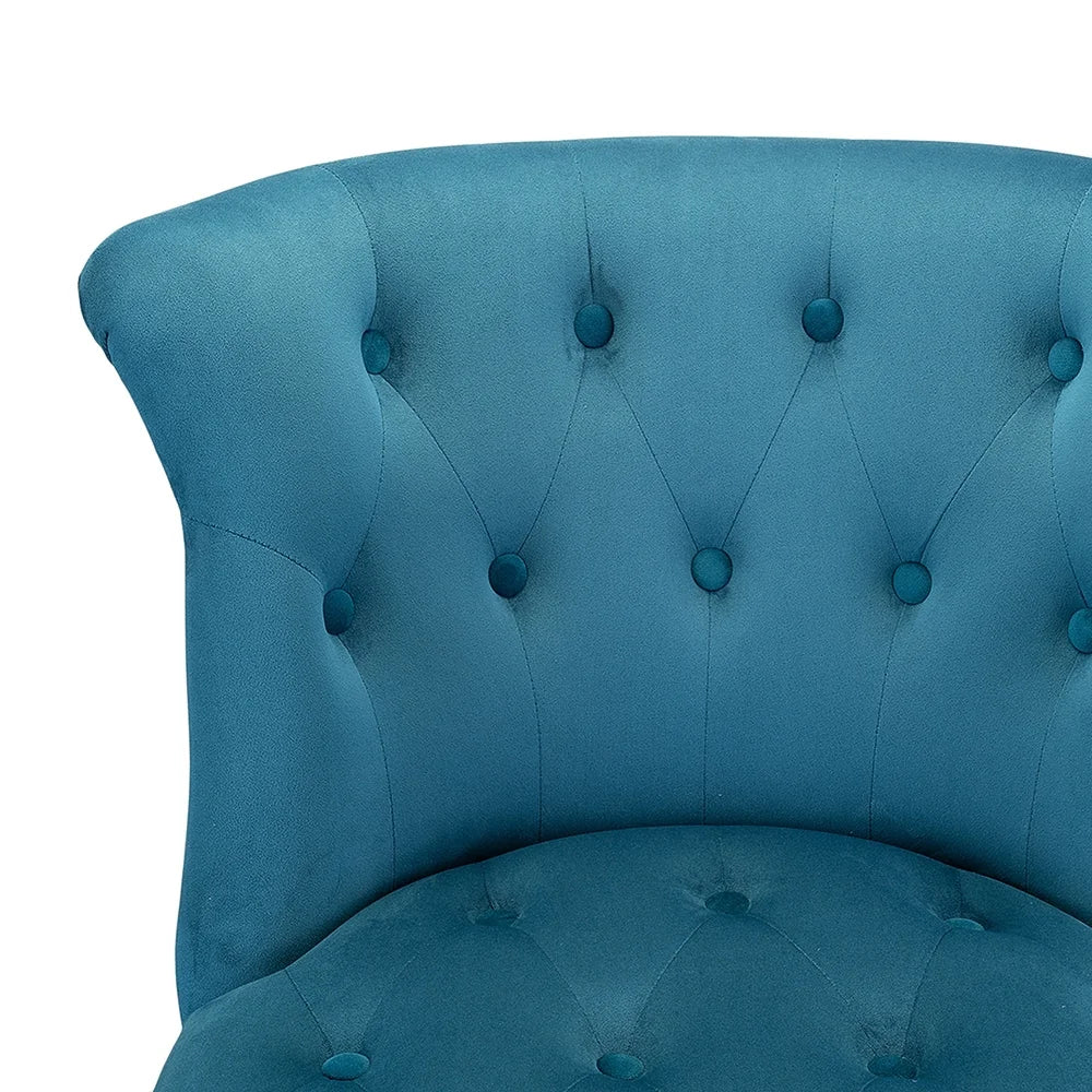 Christi Upholstered Tufted Wingback Accent Chair