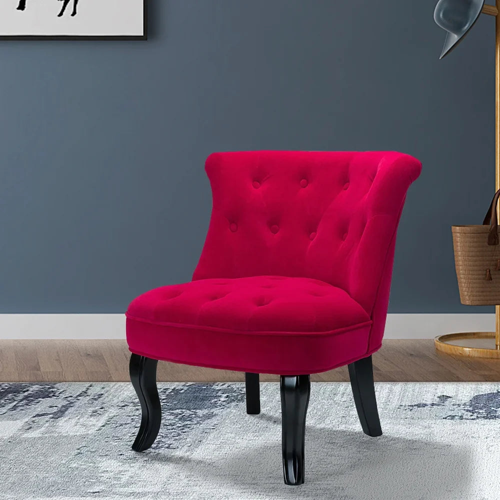 Christi Upholstered Tufted Wingback Accent Chair