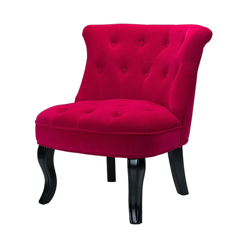 Christi Upholstered Tufted Wingback Accent Chair